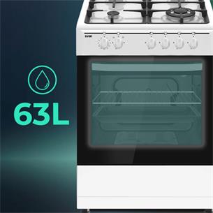 Svan SKGW4602 Cocina Gas 60cm Blanco 2