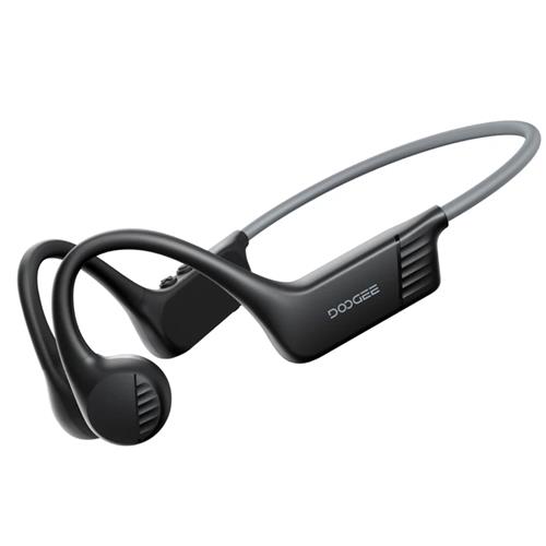 Doogee BoneBeat Run Auricular Deportivo de Conducción Osea Bluetooth Negro