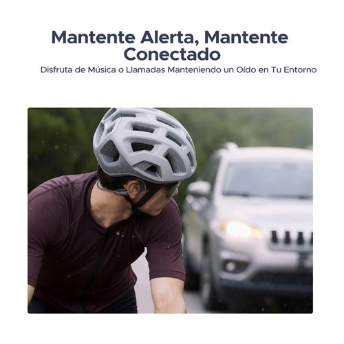 Doogee BoneBeat Run Auricular Deportivo de Conducción Osea Bluetooth Azul