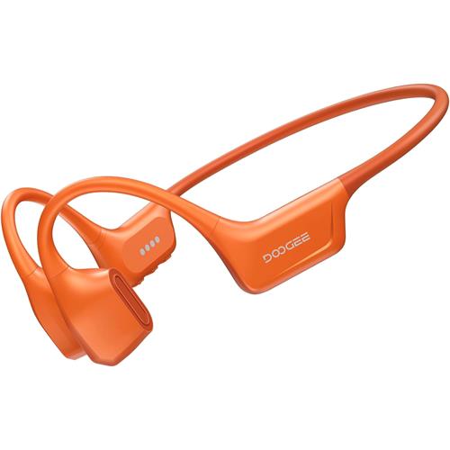 Doogee BoneAir Swim Auricular de Conducción Osea y Aerea BT y MP3 para Nadar Naranja