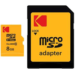 Memoria Micro SDHC 8GB Class 10 Extra Kodak 2