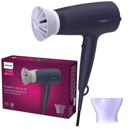 Philips BHD340/10 Secador de Pelo ThermoProtect Azul 2.100W