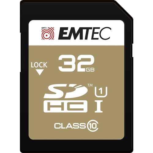 Memoria SDHC 32GB Emtec UHS1 U1 Elite Gold