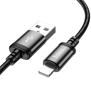 Cable USB-A a Lightning 3 metros 2.4A Hoco X91 Negro 2