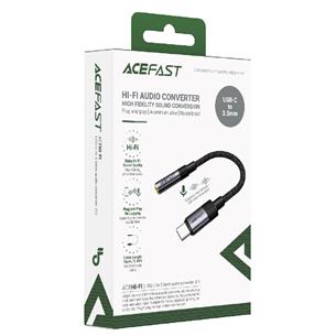 Acefast J12 Adaptador USB-C a Jack 3.5mm hembra Negro 2