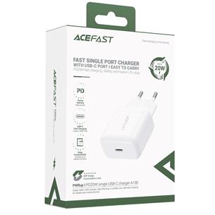Cargador USB-C 20W Acefast A130 Blanco 2