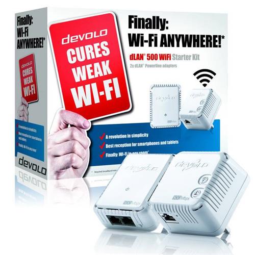 Devolo 9276 Dlan 500 Plc Wifi:150Mbp/S Lan:500Mbp/S