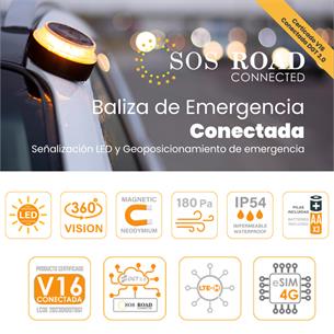 Baliza V16 SOS Road Conectada Homologada por DGT 2026 2