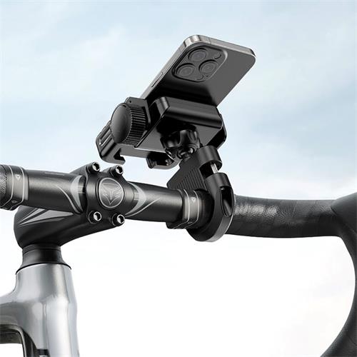 Acefast D58 Soporte de Móvil para Bicicleta y Patineta, Antideslizante Negro