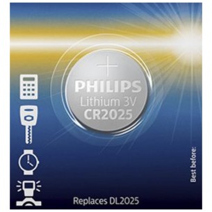 Philips CR2025/01B 3V Pila Lithium 1 PC 2