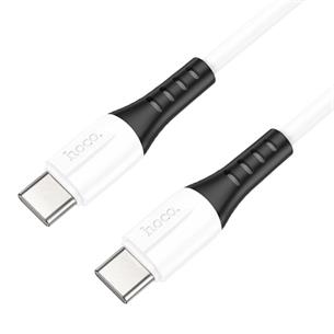 Cable USB-C a USB-C 1 metro 60w Hoco X82 Silicona White 2