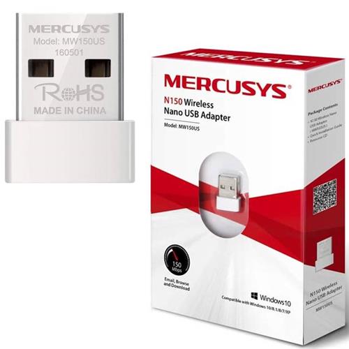 Mercusys Adaptador Wifi Usb Nano 150M (Mw150Us)