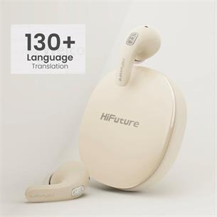HiFuture FlyBuds4 AI Auricular Bluetooth con Tradución Simultanea de 130 idiomas Latte 2