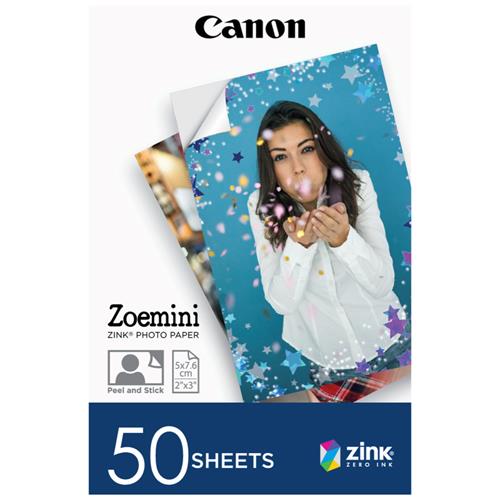 Canon ZP-2030 Papel Fotográfico para Zoemini Pack 50 Hojas