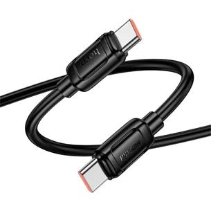 Cable USB-C a USB-C 240W 1 metro Reforzado Hoco X115 Negro 2
