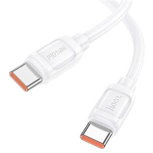 Cable USB-C a USB-C 240W 1 metro Reforzado Hoco X115 Blanco 2
