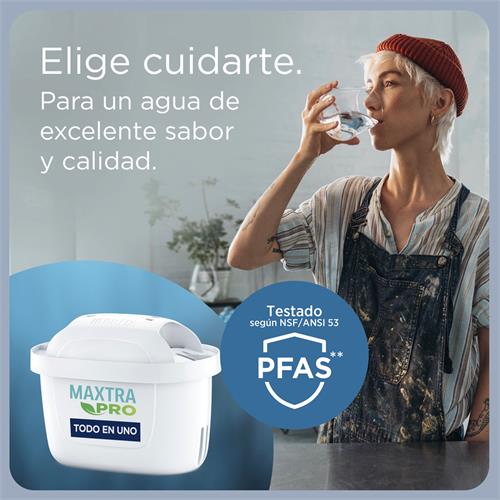 Brita Marella Jarra Filtrante 2.4L + 2 Filtros Maxtra Pro Blanca