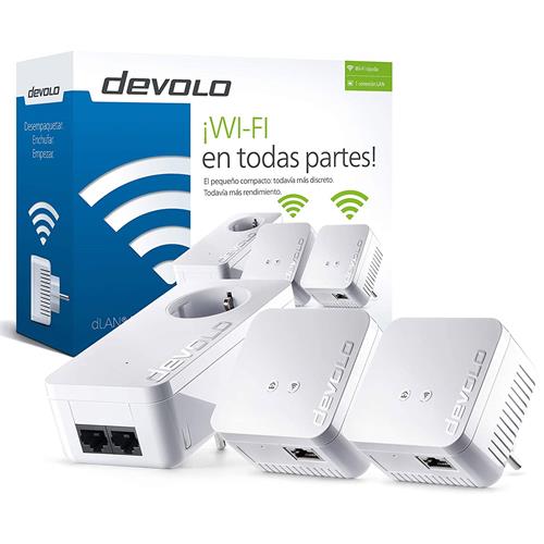Devolo 9644 Dlan 550 Wi-fi Network Kit PLC Triple