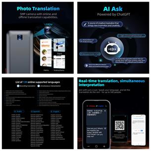 Valore Traductor AI con Pantalla 3.1", Cámara, 139 Idiomas y Chat GPT (AI001) 2