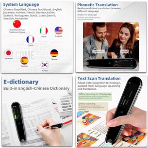 Valore Traductor AI con Pantalla 2,5", Scaner, 134 Idiomas y Chat GPT (AI002) 2