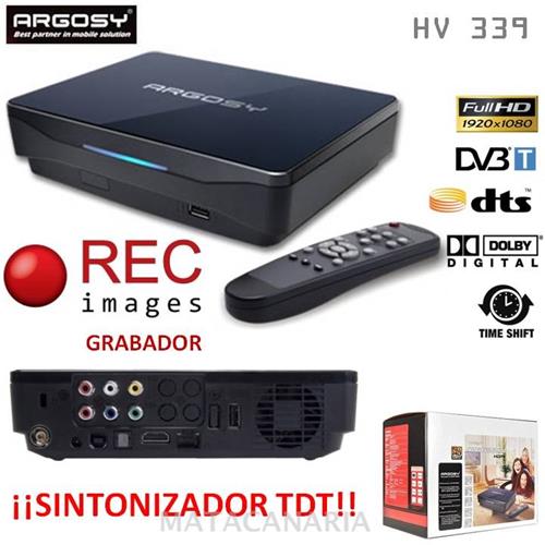 Argosy Hv-339T Box Disco Duro Multimedia Hdmi