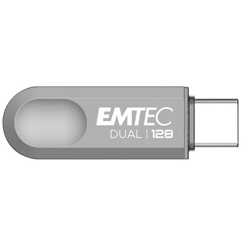 Memoria USB Dual 3.2 128GB USB-C y USB-A Emtec D280