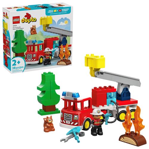 LEGO 10473 Camión de Bomberos con Manguera y Bomberos