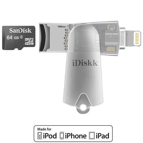 Mem. Idiskk R001 Lector Micro Sd- Lightning