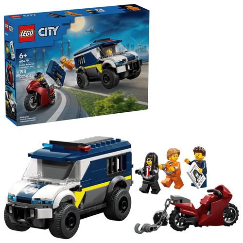 LEGO 60479 Furgoneta de Transporte Penitenciario de Policía
