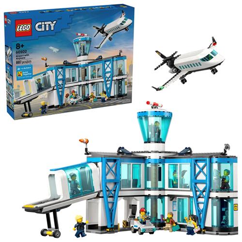 LEGO 60502 Aeropuerto con Avión