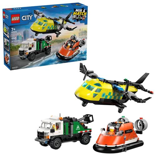 LEGO 60505 Remix: Avión, Camión Técnico y Aeordeslizador
