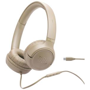 Jbl Tune 530C Auricular con Cable USB-C Beige
