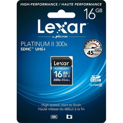 Lexar Sdhc 16Gb 45Mb/S Uhs-I ( Lsd16Gbbeu300)