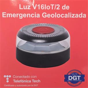 Iunik Baliza V16 IoT/2 Geolocalizada Telefónica y Homolagada por la DGT 2