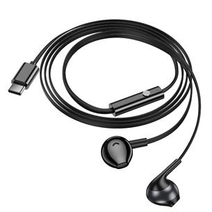 Hoco M115 Auricular con Micrófono y Conexión USB-C Negro 2