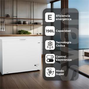 Svan SCH2002EDC Congelador Horizontal Ciclico 198L 85X91X56cm Blanco 2