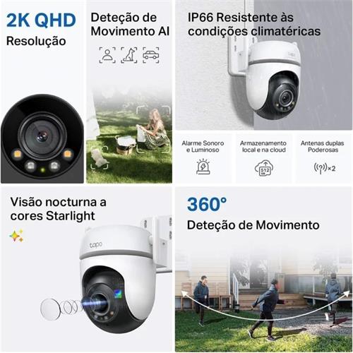 Tp-Link Tapo TC42 Cámara WiFi Exterior con Visión Nocturna e IA