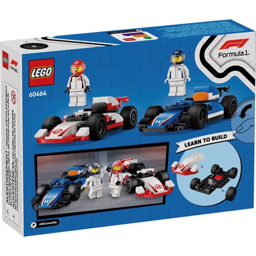 LEGO 60464 F1 Williams Racing & Haas F1 Race Cars