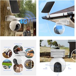 Ezviz EB8 4G Kit Cámara Videovigilancia Outdoor 2K con Panel Solar 2