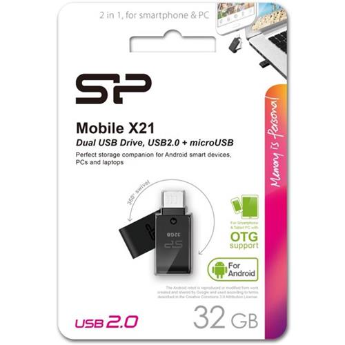 Memoria Usb Otg 32Gb 2.0 Silicon Power Micro-Usb