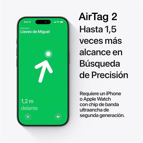 Apple AirTag 2ª Generación 1 pack (MFE94ZY/A)