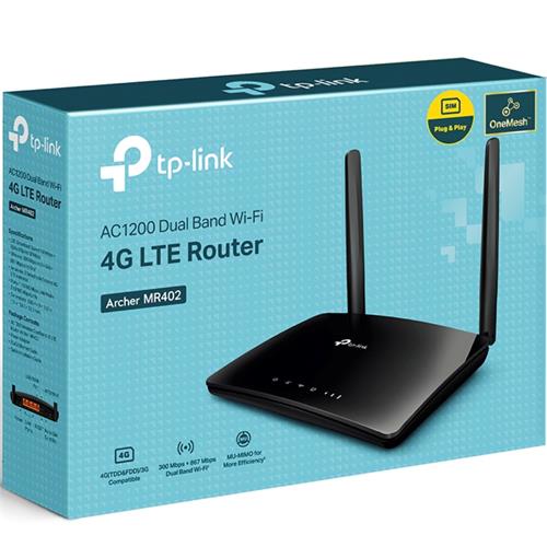 TP-Link Router AC1200 Inalámbrico Dual Band 4G (ARCHER MR402)