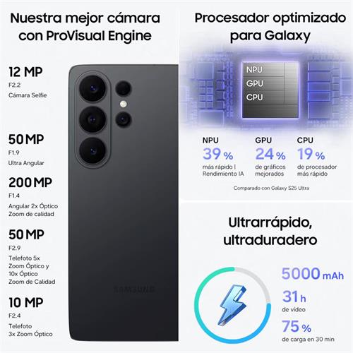 Samsung Galaxy S26 Ultra 5G 16GB 1TB Black (SM-S948B)