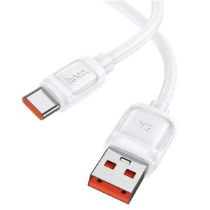 Cable USB-A a USB-C Hoco X115 Surpass 100W 1 Metro Blanco 2