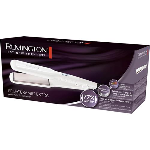 Remington S5527 Pro Ceramic Plancha de Pelo Ancha con Display DIgital