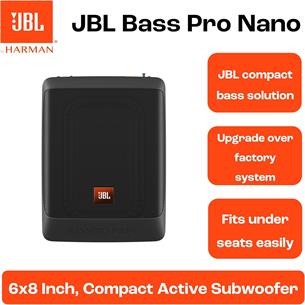 Jbl Bass Pro Nano Subwoofer Compacto Bajo Asiento con Hasta 200W 2