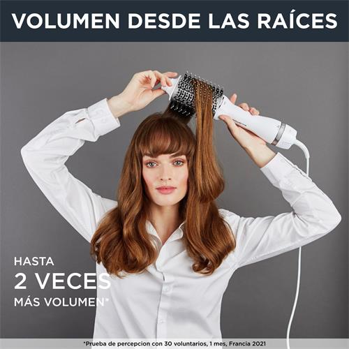 Rowenta CF6135F0 Cepillo de Aire Caliente 3D para Cabello Seco y Mojado