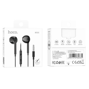 Hoco M101 Auricular jack 3.5mm con Micrófono Negro 2
