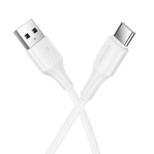Cable USB-A a USB-C Hoco X120 1 Metro Blanco 2