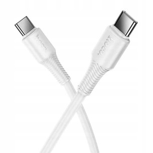 Cable USB-C a USB-C Hoco X120 60W 1 Metro Blanco 2